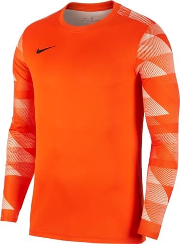 Image of NIKE CJ6066-819 Dri-FIT Park 4 Goalkeeper JBY Sweatshirt Men's Safety Orange/White/Black Size L