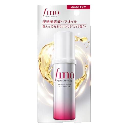 Image of Fino Premium Touch Hair Oil Serum Airy Smooth, 70ml, Damage Repair