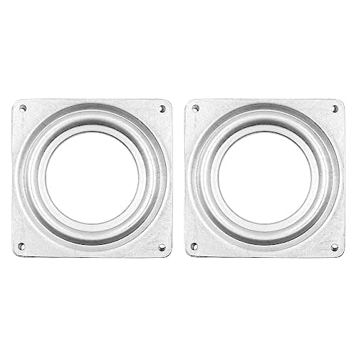 Image of CENPEK 2PCS Lazy Susan Bearing 4inch Rotating Turntable Base for Display Shelf and Furniture Kitchen TV Rack Desk Dining Table