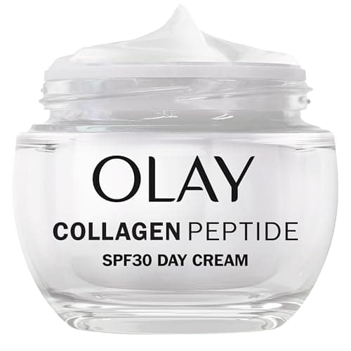 Image of Olay Collagen Peptide Face Moisturiser Day Cream SPF30 - Skincare for Women, Niacinamide 99% Purity, Antioxidant Vitamin E, Advanced Anti-Aging Moisturiser; Strengthens, Restores, Hydrating, 50ml
