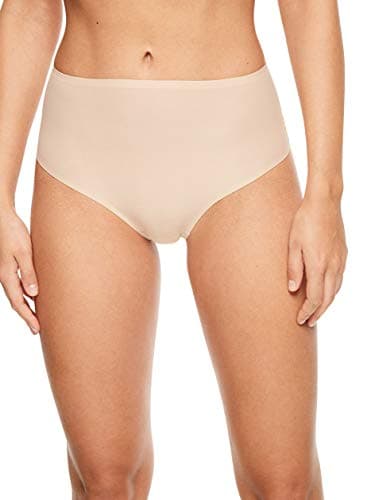 Image of Chantelle Women's, SOFTSTRETCH, High Waist Thong, Women's invisible lingerie, Nude, One Size