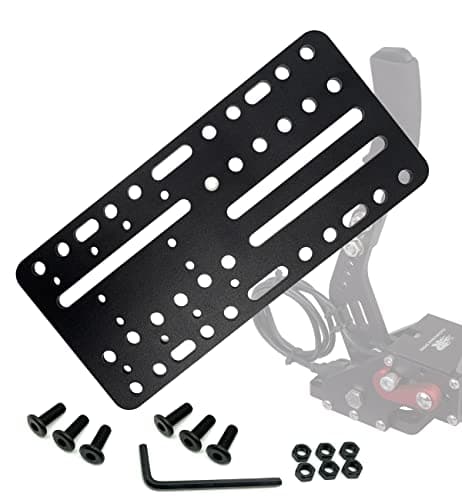Image of Universal USB Handbrake Holder Plate - SIM Shift Lever - Compatible with Logitech Driving Force and Thrustmaster TH8A