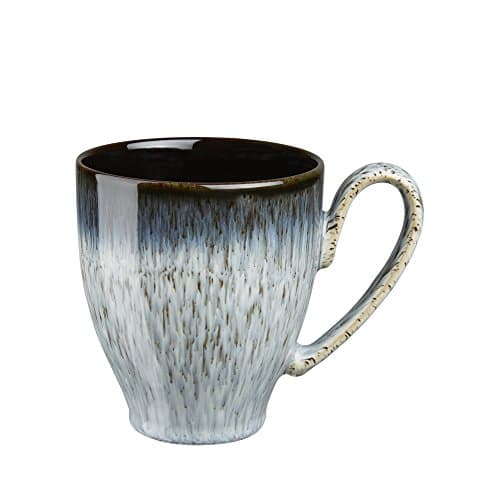 Image of Denby Halo Set of 4 Mugs, 1 Count (Pack of 1), Blue - Black