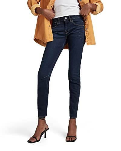Image of G-Star Women's Arc 3D Skinny Jeans, Blue (dk aged D05477-8968-89), 25W / 32L