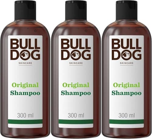 Image of Bulldog Skincare - Original Shampoo 300ml - Shampoo for Men - For All Hair Types x 3 Pack