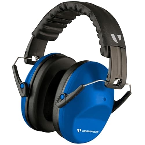 Image of Vanderfields Premium Ear Defenders - Hearing Protection Earmuffs - Broad Spectrum Sound Reduction 29 dB at 2K Hz Noise Cancelling - Headset Noise Cancellation Adults and Teens - Blue Sky