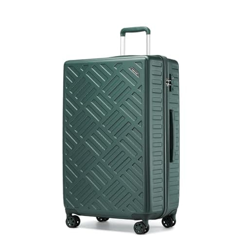Image of Supercase 23kg Large Suitcase with 4 Wheels ABS+PC Hard Shell Trolley Case Lightweight Check in Hold Luggage with TSA Lock