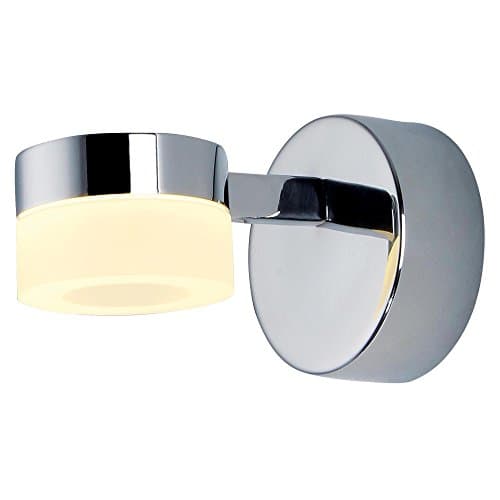 Image of LITECRAFT Calore Wall Light Bathroom IP44 Rated Integrated LED - Polished Chrome