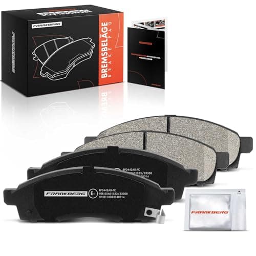 Image of Frankberg Brake Pad Set incl. 4x Pads Front Compatible with NV200/Evalia Bus NV200 Box Replace# D1060JX50B,AY040NS141