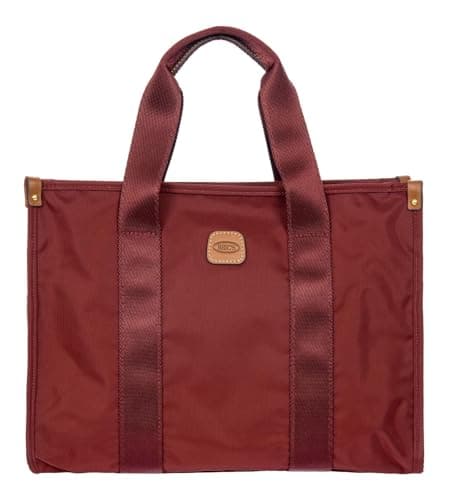 Image of Bric's handbag cross body bag with laptop compartment X-Collection Opera Bag Bordeaux burgundy