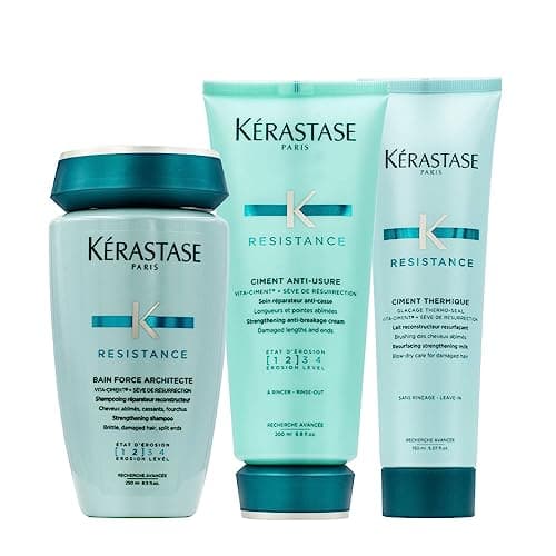 Image of Kerastase Resistance Bain Force Architecte, Ciment Anti-Usure & Ciment Thermique Pack