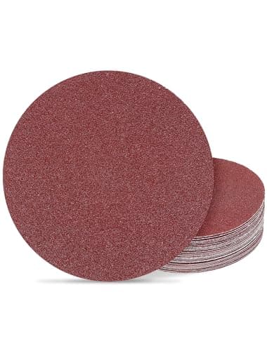 Image of 150mm Sanding Discs 80 Grit, 6 Inch Sandpaper Hook and Loop Disc Sanding Pads for Random Orbital Sander(25pcs)