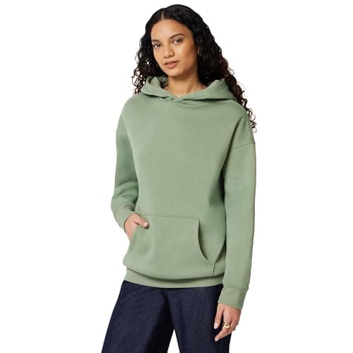 Image of Amazon Essentials Women's Oversized-Fit Fleece Hoodie, Sage Green, L