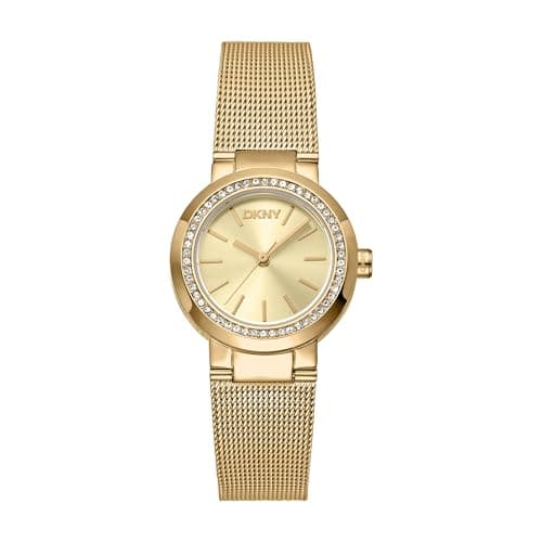 Image of DKNY Eastside Mini Quartz Watch 5 ATM, Gold, Standard Size, Modern