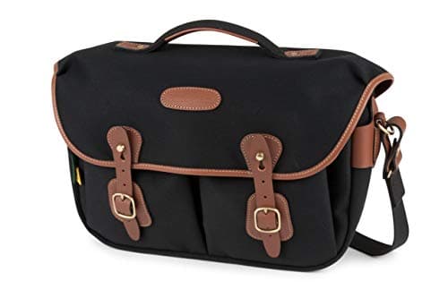 Image of Billingham Hadley Pro 2020 Canvas Camera Bag - Black/Tan Leather