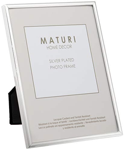 Image of Maturi Silver Plated Photo Frame - Thin Edge, 3.5 x 5-inch (9 x 13cm)