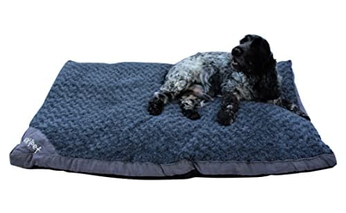 Image of HH Home Hut LUXURY DOG PET BED CAT MATTRESS WASHABLE PILLOW PLUSH MAT CUSHION SOFT WARM GREY 110cm x 75cm (Large, Grey)