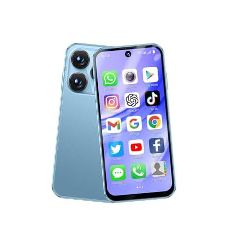 Image of Longben Mini Unlocked Smartphone, 4G Android System 12, 3.88 Inch Full Screen, Dual Sim Card, 2MPx+5mMP HD Camera, 1950mah Long Lasting Battery Life, Gps/Wifi/Face Recognition/Otg(4GB+64GB Blue)