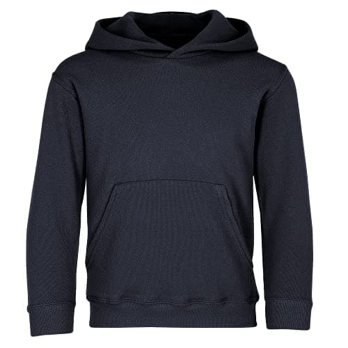 Image of Fruit of the Loom Unisex Kids Pull-over Classic Hooded Sweat, Deep Navy, 12-13 Years (Manufacturer Size:34)