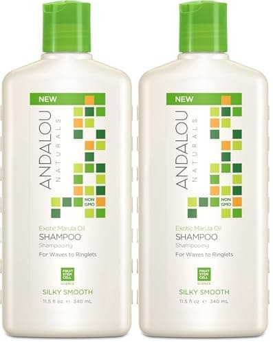 Image of Andalou | Exotic Marula Oil Silky Smooth Shampoo | 1 x 340ml (Pack of 2)