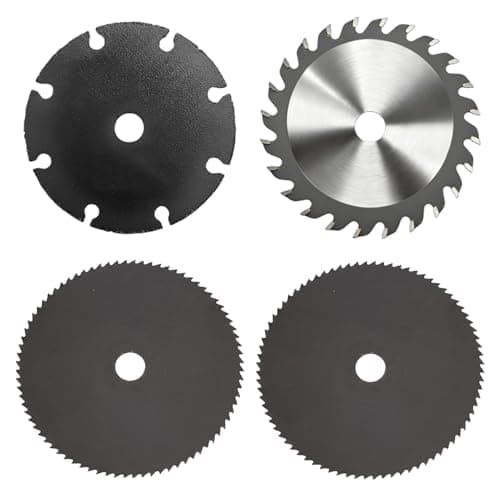 Image of 75mm Cutting Discs, Angle Grinder Discs, 4 Pcs Angle Grinder Wood Cutting Discs, 3" Cutting Disc for Wood for Mini Angle Grinder, 75mm X 10mm