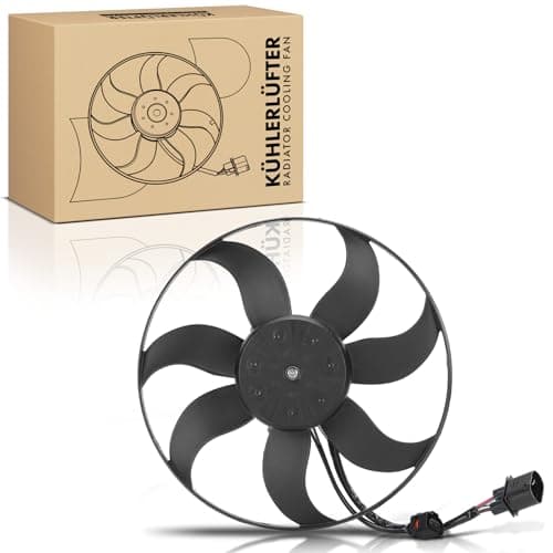 Image of Frankberg Radiator Fan 360mm Compatible with A1 8X1 8XK 1.8L 2015-2018TT Golf VI 5K1 1.2L-2.5L 2008-2013 Replace# 1K0959455DL
