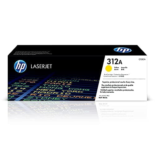 Image of HP CF382A 312A Original LaserJet Toner Cartridge, Yellow, Single Pack