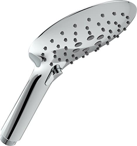 Image of Bristan HAND22 C Large Round 3 Function Push Button Handset, Chrome