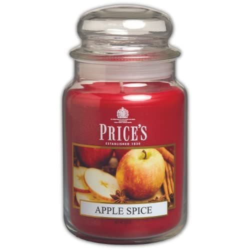 Image of Price's - Apple Spice Large Jar Candle - Sweet, Delicious, Quality Fragrance - Long Lasting Scent - Up to 150 Hour Burn Time