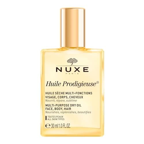 Image of Nuxe Huile Prodigieuse Multi-Purpose Dry Oil for Face, Body and Hair 30ml, Iconic Dry Oil, Nourishes, Repairs & Enhances Skin & Hair, Multi-Purpose Vegan Formula