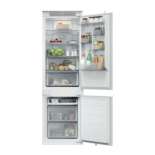 Image of Hoover H-Fridge 400 Integrated Fridge Freezer, E Rated, No Frost, hOn App Connectivity, Circle Fresh Technology, 251L Total Capacity, White, 54x55x177 cm - HONBQT3518EK-UK