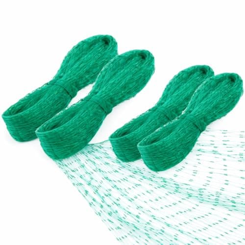 Image of Garden Mile 8m x 80m Heavy Duty Garden Bird Netting Mesh – UV Resistant PVC Nylon Plant Protection Net for Fruit Trees, Vegetables & Allotment Crops – Pond Cover & Wildlife Deterrent