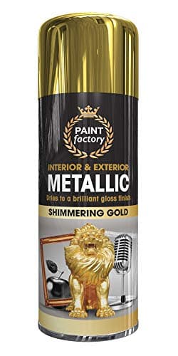 Image of Paint Factory Spray All Purpose Gold Metallic, 400 ml