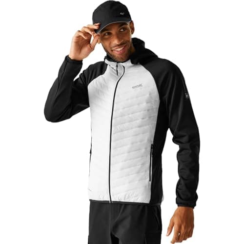 Image of Regatta Mens Andreson Hybrid Jacket Padded Lightweight Stretch Winter Layer Top