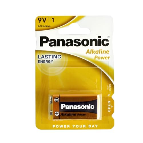 Image of Panasonic Alkaline Power 6LR61APB/1BP – BATTERY 9 V E-Block 9 V – Alkalim Angan