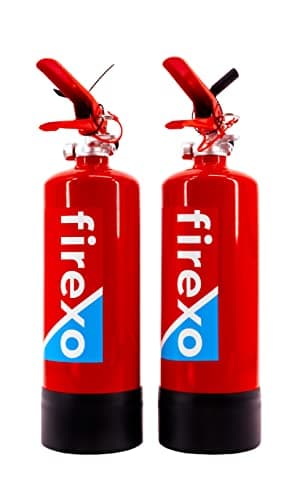 Image of Firexo All in One Fire Extinguisher (2 Litre / 2 kg) - Multipurpose Extinguisher for ALL FIRES inc. Li-ion Battery Fires! - Safety & Emergency Equipment for Home, Kitchen, Fireplace, Grill, Caravan
