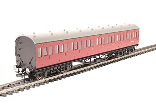 Image of Hornby R4690 BR Non-Corridor 57 Third Class Coach BR Train Model Set, Maroon