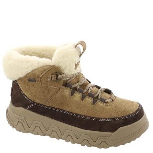 Image of UGG Women's Terre Trail Cozy Lace Boot, Chestnut, UK 6