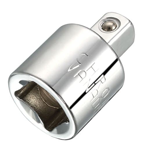 Image of Sourcingmap 3/8 Inch Drive (F) x 1/4 Inch (M) Socket Reducer, Female to Male, Cr-V