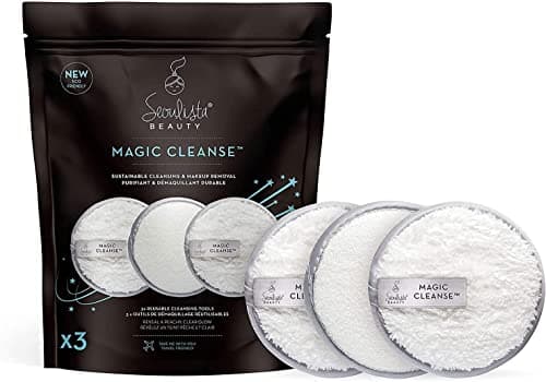Image of Seoulista Beauty® Magic Cleanse™ 3 Pack | Exfoliation and Face Cleansing Chemical Free | Dermatologist Created Korean Skin Care | Free Makeup Remover Reusable Over 200x | Sustainable Award Winning