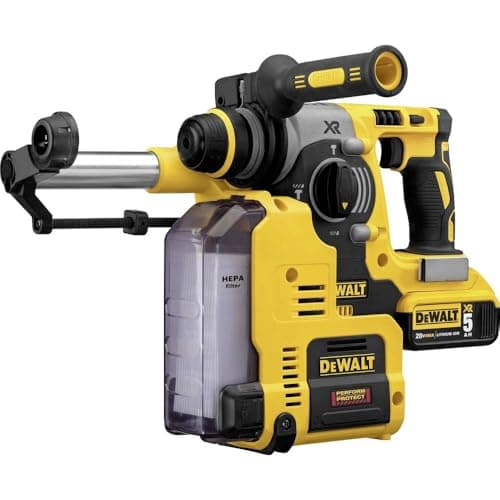 Image of DEWALT 18V XR INT DUST Extraction Bare Unit, Battery Powered, Bare Unit, Yellow/Black