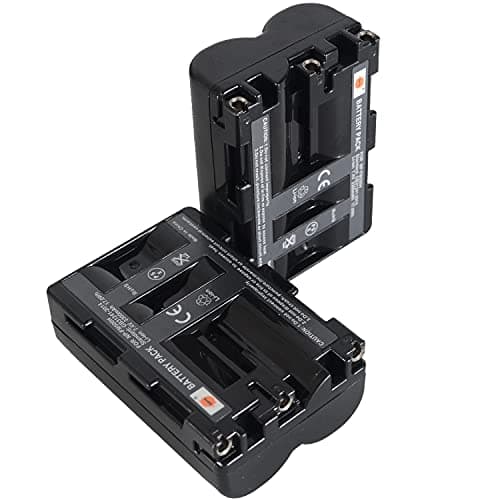 Image of DSTE 2PCS NP-FM500H (2300mAh/7.4V) Li-Ion Battery Compatible for Sony A300, A350, A700, Alpha a58, Alpha a99