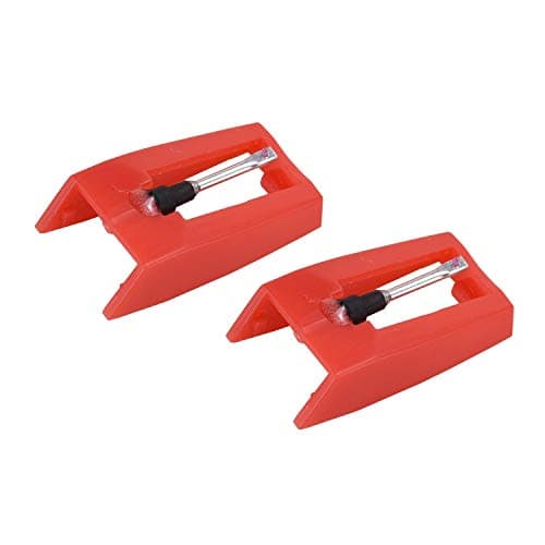 Image of Stylineedle 2-Piece Turntable Needles, Ruby Tip, for Crosley, Ion, Jensen, Bush, Teac, and More