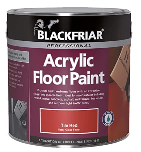 Image of Blackfriar Acrylic Floor Paint Tile Red 2.5L