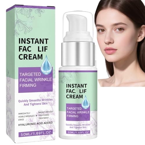 Image of Instant Face Lift Tightening Cream,Instant Wrinkle Remover&Deep Wrinkle Filler for Face,Best Wrinkle Filler That Works,Moisturizing&Hydrating Anti-Aging Firming Cream for Facial&Neck,Smooth Fine Lines