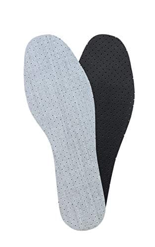 Image of Kaps Anti Odour Insoles With Odor Eating Charcoal, Shoe Inserts, Odour Stop, 40 EUR / 6 UK Men / 7 UK Women, Grey