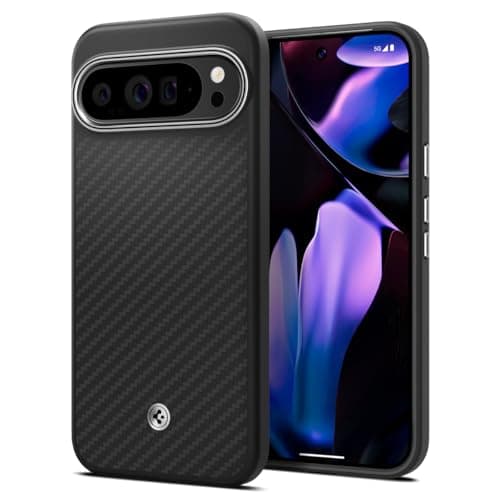 Image of Spigen for Google Pixel 9 Pro XL, Enzo Aramid Case - Matte Black