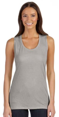 Image of Bella Ladies Flowy Scoop Muscle Tank