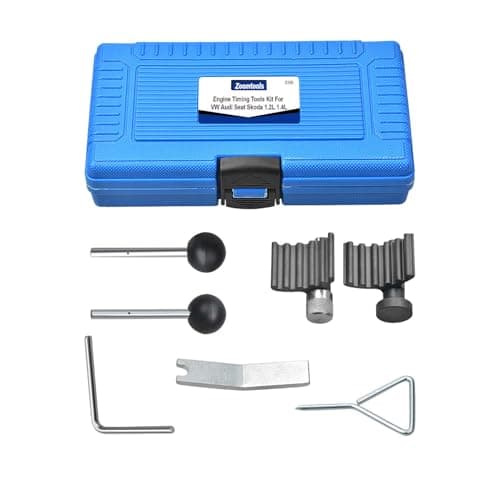 Image of Zoomtools 7 PCS Timing Belt Tools Set, Engine Crankshaft Fixing Tool Kit Engine Timing Tool for VW 1.2 1.4 1.9 2.0 Timing Belt Tensioner Tool
