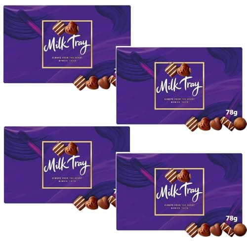 Image of Milk Tray Chocolate Box 78g - Assortment of Milk Chocolates - cdb (4 x Boxes)